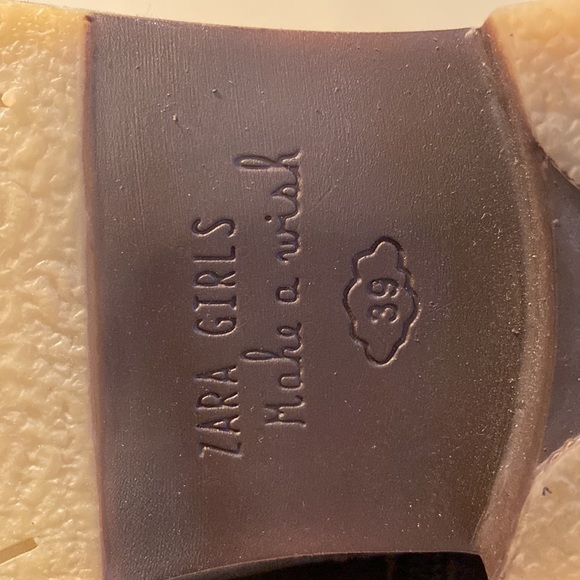 Zara Girls (Women) Make a wish leather boot. NWOT - Picture 7 of 7